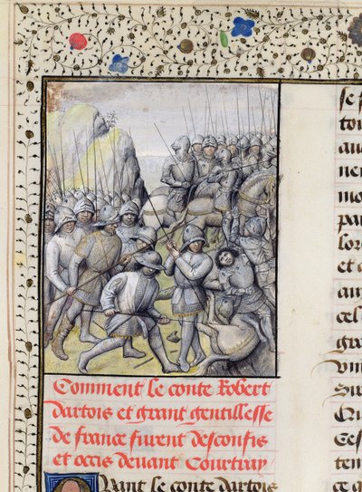 La sconfitta dei francesi da parte dei fiamminghi nella battaglia degli speroni d